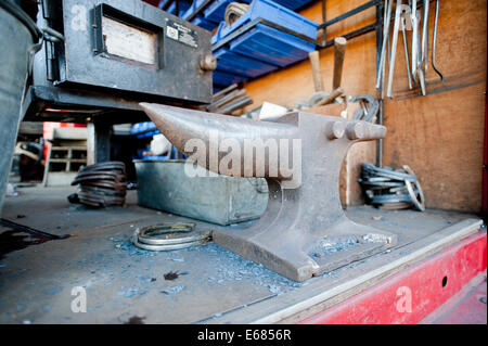 Farriers anvil Stock Photo