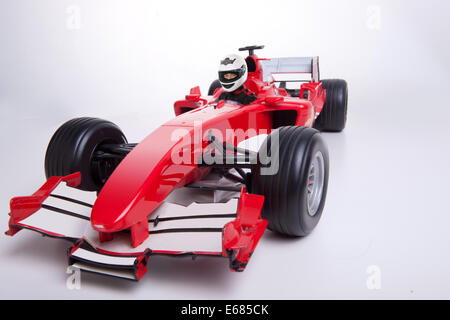 Young race car driver Stock Photo
