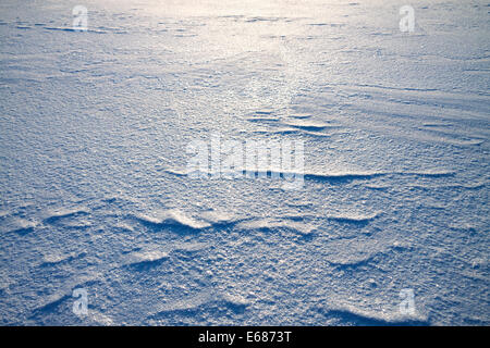 abstract winter background from snow shiny in the sun Stock Photo