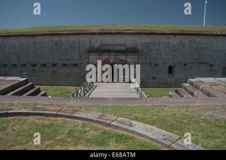 Fort Macon State Park.  Atlantic Beach, North Carolina Stock Photo