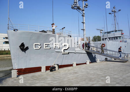 USS Pueblo, American Spy Ship captured by the North Koreans in the 1960's, Pyongyang, North Korea Stock Photo