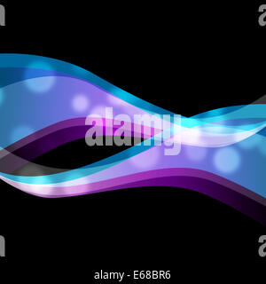 Blue Purple Swirls Background Meaning Curvy Lines Stock Photo