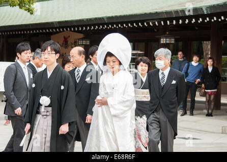 Japanese traditional wedding Stock Photo