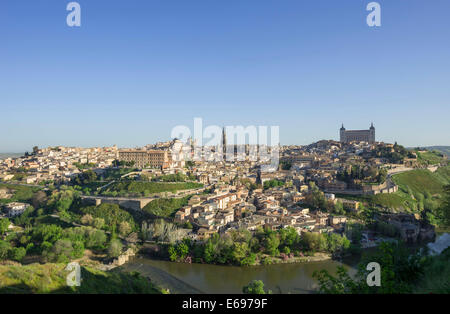 View of Toledo, Castilla-La Mancha, Spain Stock Photo