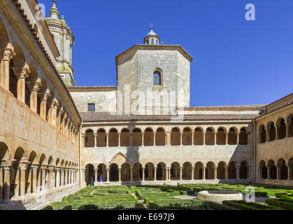 Cloister of the Benedictine monastery of Santo Domingo de Silos, Castile and León, Spain Stock Photo