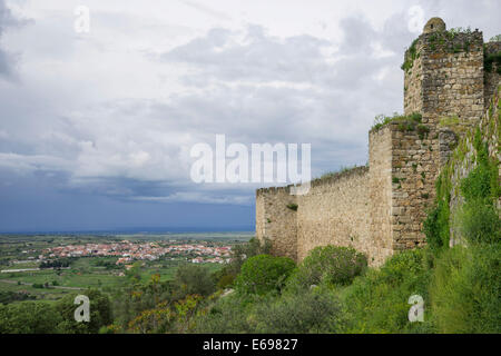 Castillo de Trujillo Castle, Trujillo, Extremadura, Spain Stock Photo