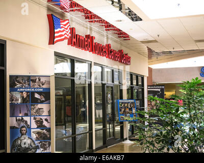 Armed Forces Career Center in the Holiday Village Mall, Great Falls, MT, USA Stock Photo