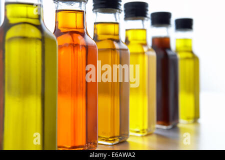 vinegar,olive oil,balsamic vinegar Stock Photo