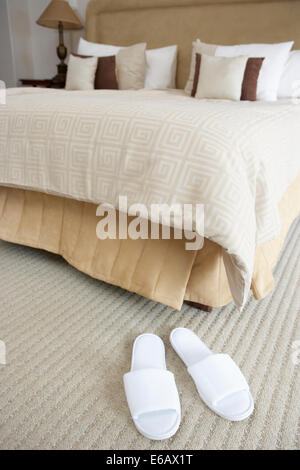 double bed,bedroom Stock Photo