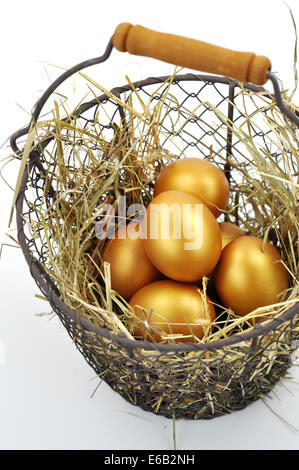 easter,easter nest,easter eggs Stock Photo