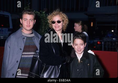 AMY IRVING with sons Max Samuel Spielberg Gabriel Davis Barreto.Harry ...