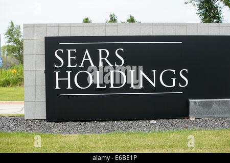 The headquarters of Sears Holdings in Hoffman Estates, Illinois. Stock Photo