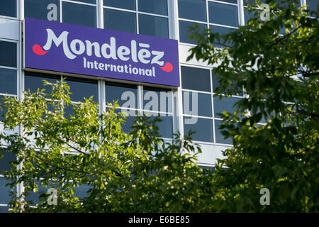 The headquarters of Mondelez International in Deerfield, Illinois. Stock Photo