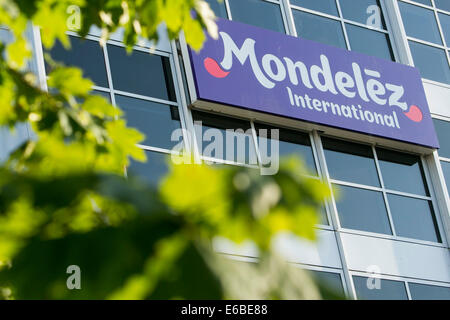 The headquarters of Mondelez International in Deerfield, Illinois. Stock Photo