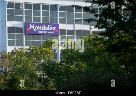 The headquarters of Mondelez International in Deerfield, Illinois. Stock Photo