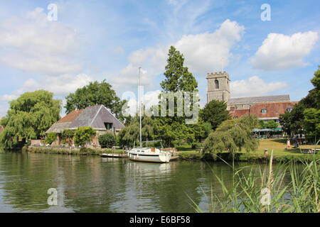Wareham river on a sunny August morning Stock Photo