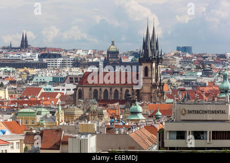 Prague Church of Our Lady before Týn Old Town Prague Czech Republic Stock Photo