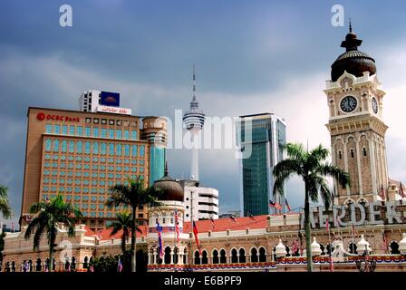 Kuala Lumpur Malaysia Wisma Lee Rubber Bank Bumiputra Building Ex Oriental Building Stock Photo Alamy