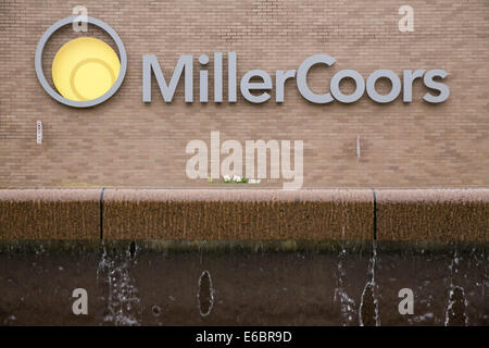 The MillerCoors brewery in Milwaukee, Wisconsin. Stock Photo