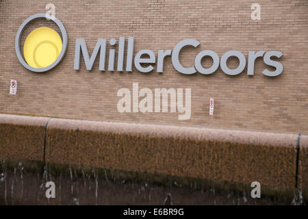 The MillerCoors brewery in Milwaukee, Wisconsin. Stock Photo