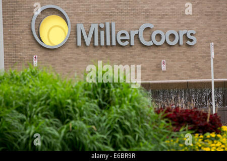 The MillerCoors brewery in Milwaukee, Wisconsin. Stock Photo