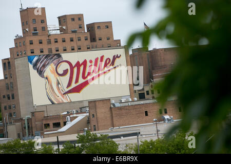 The MillerCoors brewery in Milwaukee, Wisconsin. Stock Photo