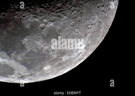 moon,lunar surface Stock Photo