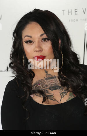 The View from The Shard’s 1st birthday party - Arrivals  Featuring: Mutya Buena,MKS Where: London, United Kingdom When: 04 Feb 2014 Stock Photo