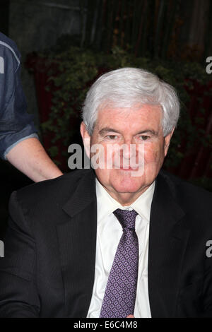 Newt & Calista Gingrich Sign Their Newest Books 'Breakout' And 'Yankee Doodle Dandy'  at The Palazzo Hotel & Casino In Las Vegas, NV On 2/4/14  Featuring: Newt Gingrich Where: Las Vegas, Nevada, United States When: 05 Feb 2014 Stock Photo