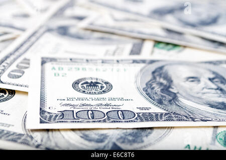 Background made of the us dollars Stock Photo