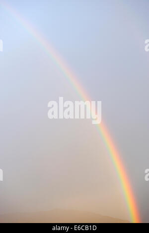 Rainbow in the sky Stock Photo