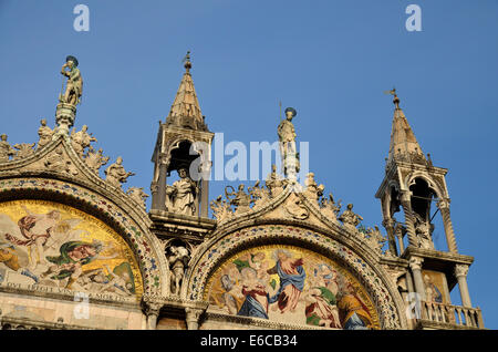 San Marco basilica, Venice, Italy, Europe - detail of the architecture Stock Photo