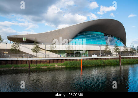 London Aquatics Centre at the Queen Elizabeth Olympic Park in London England United Kingdom UK Stock Photo