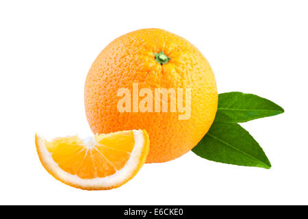 Orange isolated on white Stock Photo