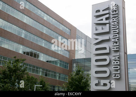 The headquarters of The Goodyear Tire & Rubber Company in Akron, Ohio. Stock Photo