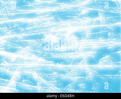 Editable vector illustration of a glowing blue grunge background made using a gradient mesh Stock Vector