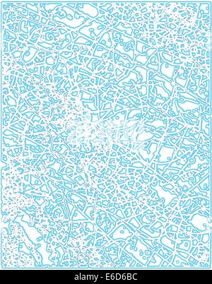 Background editable vector illustration of a blue frost pattern Stock Vector