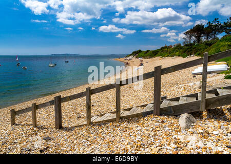 Beautiful beach at Ringstead Bay on the  Jurassic Coast of Dorset, England UK Stock Photo