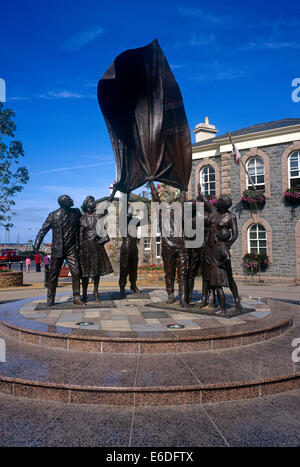 Liberation monument St Helier Jersey Channel Islands UK Stock Photo