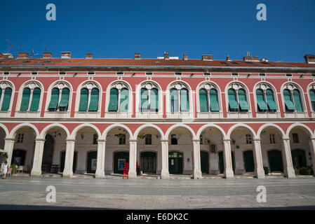 Republic Square, Prokurative, Trg Republike, Split, Croatia Stock Photo