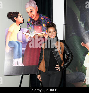 Alicia Keys introduces the new interactive storytelling app 'Mookey' at The 111th American International Toy Fair  Featuring: Alicia Keys Where: New York City, New York, United States When: 16 Feb 2014 Stock Photo