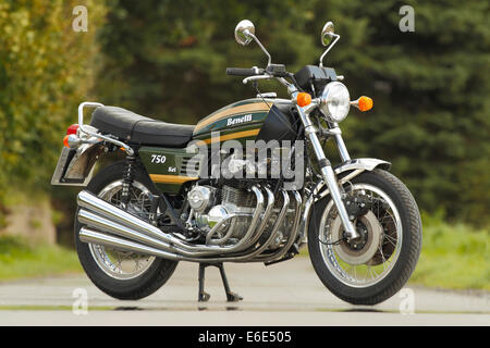 Motorcycle, Benelli 750 Sei Stock Photo