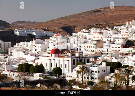View of the town of Agaete, Gran Canaria, Canary Islands, Spain Stock Photo