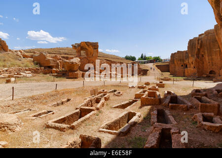 Necropolis of the ancient Roman city of Dara, Daras or Anastasiupolis, Oğuz, Mardin Province, Southeastern Anatolia Region Stock Photo