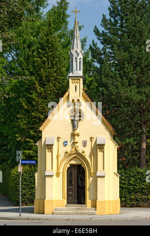 Max Emanuel Chapel, historic town centre, Wasserburg am Inn, Upper Bavaria, Bavaria, Germany Stock Photo
