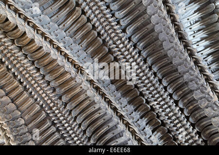 Ceiling design of the Giger Bar in Gruyeres Stock Photo