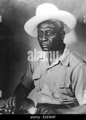 LEAD BELLY (1888-1949)  US Blues and folk musician Stock Photo