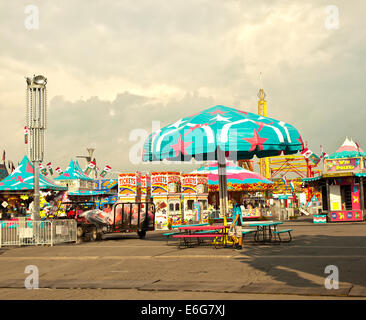 state fair midway Stock Photo