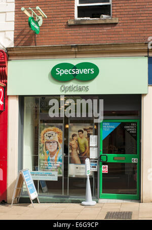 Specsavers shop Chester-le-Street, north east England, UK Stock Photo