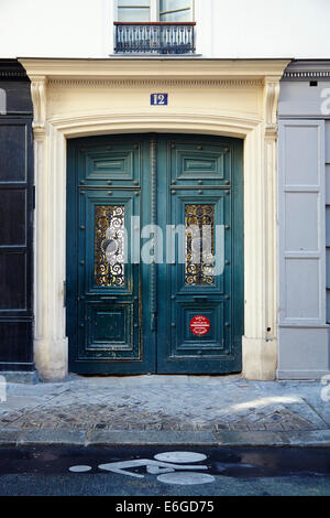 Doorway in Paris Stock Photo